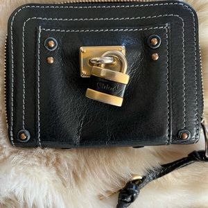 Chloe Paddington folding leather wallet (Authentic)